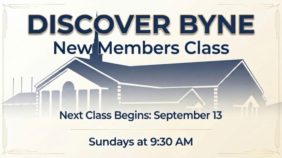 New Members Class