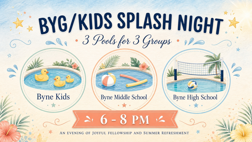 BYG/Kids Splash Night