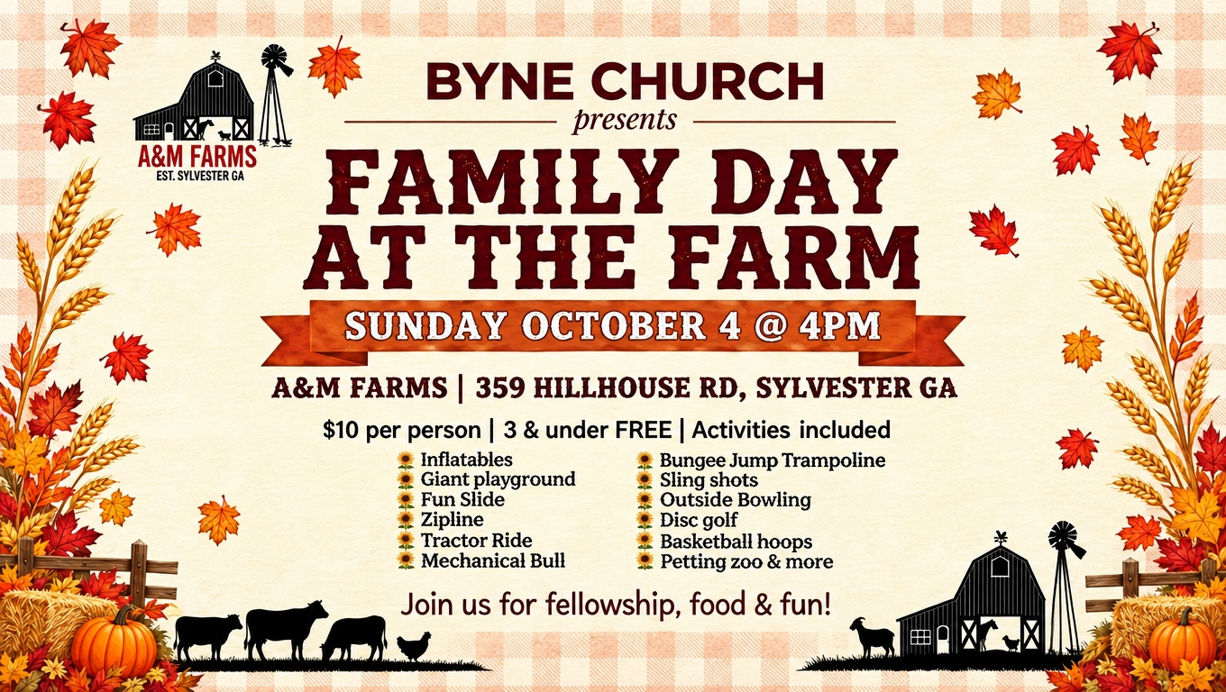 Family Day at A&M Farms — Sunday, October 4